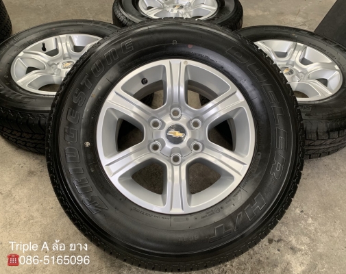 ล้อแม็กป้ายแดง Chevrolet Colorado ตัวสูง ขอบ 16 พร้อมยางใหม่ป้ายแดง 245-70-16 Bridgestone ปี 19 สวยกริ๊บ