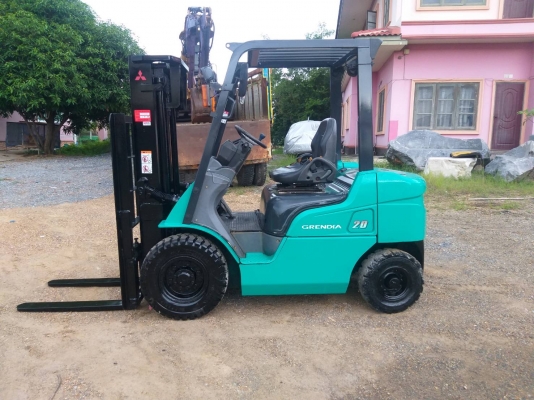 ขายรถยก MITSUBISHI FD20 F18C เครื่องดีเซล เกียร์ออโต้ ยกได้2ตัน เสา3เมตร ติดต่อ 098-7962549