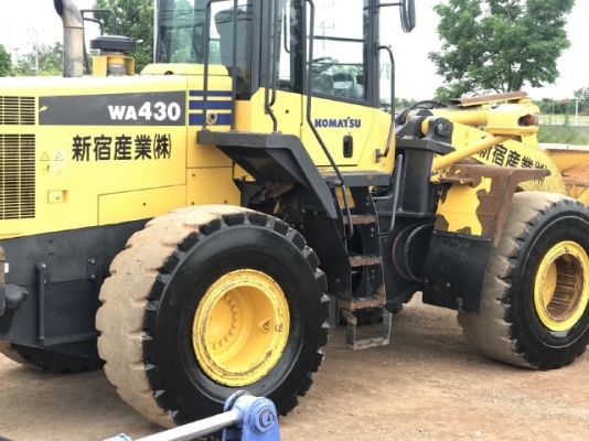 ขายรถตักล้อยาง KOMATSU WA430-6 ปี 2010 นำเข้าเองจากญี่ปุ่น สภาพสวยพร้อมใช้