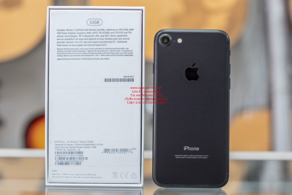 iphone 7 32 GB มีที่ชาร์ท กล่อง คู่มือ เข็ม ที่ชาร์ท สภาพใหม่เอี่ยม ใช้ได้ปกติ ส่งฟรี