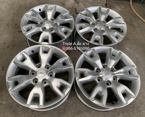 ล้อแม็ก Ford Ranger Wildtrak ขอบ18 สีบอร์นเงิน