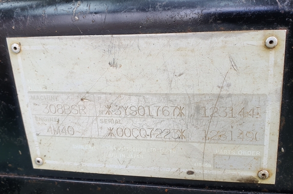 ขายด่วน600,000บาทรถแบคโฮCAT308-Bรถนอกเพิ่งนำเข้าจากญี่ปุ่นเดิมๆออโต้คันเร่งเต่าต่ายชั่วโม่งทำงานน้อยรถยังไม่เคยใช้งานในเมืองไทยเลย