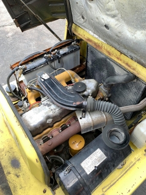 ขาย ฟอล์คลิฟต์ MITSUBISHI FD20   รถนอก เก่าญี่ปุ่น ดีเซล เสา 4.5 เมตร งาฮิ้ง เกียร์ธรรมดา