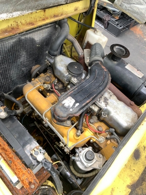 ขาย ฟอล์คลิฟต์ MITSUBISHI FD20   รถนอก เก่าญี่ปุ่น ดีเซล เสา 4.5 เมตร งาฮิ้ง เกียร์ธรรมดา