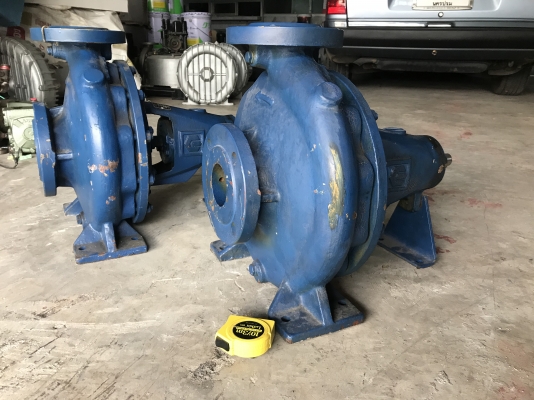 ขายปั๊มน้ำหอยโข่ง Goulds Pump made in USA. ใบพัดทองเหลือง ขนาดเข้า 2.5นิ้ว ออก 2นิ้ว รุ่นใบพัดใหญ่ส่งน้ำไกล ***ของใหม่ไม่เคยใช้งาน*** มี 2ตัว ราคาตัวละ 5,800 บาท