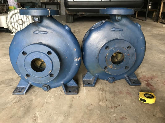 ขายปั๊มน้ำหอยโข่ง Goulds Pump made in USA. ใบพัดทองเหลือง ขนาดเข้า 2.5นิ้ว ออก 2นิ้ว รุ่นใบพัดใหญ่ส่งน้ำไกล ***ของใหม่ไม่เคยใช้งาน*** มี 2ตัว ราคาตัวละ 5,800 บาท