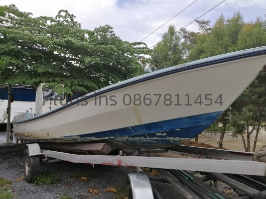 เรือตกปลาญี่ปุ่น yamaha YD24 เครื่องดีเซล สะเทินไดร์ฟ