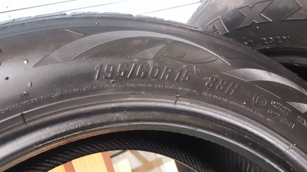 ยาง195/60/15 ปี16 ราคาถูก