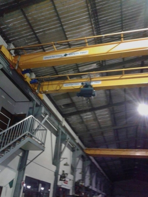 บริการรับติดตั้งรอกไฟฟ้าในโรงงาน รับทำเครนสนาม รับออกแบบเครนไฟฟ้า