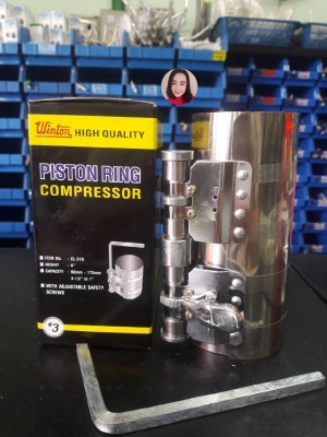 ปลอกรัดแหวนลูกสูบ อย่างดี สแตนเลส ขนาดโมเดล CL-316 # 6นิ้ว / 90mm.- 175mm 3-1/2&quot; to 7&quot;