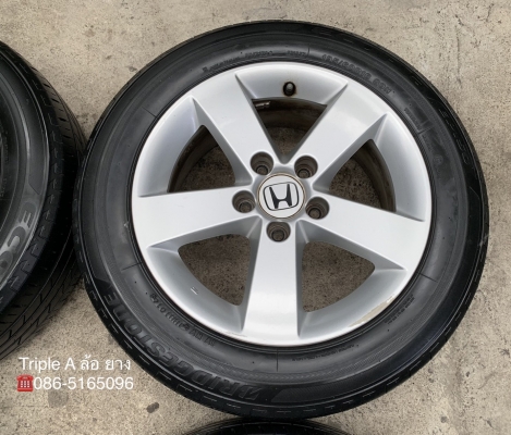 ล้อแม็ก Honda Civic FD ขอบ 16 พร้อมยาง 195-60-16 Bridgestone ปี 16