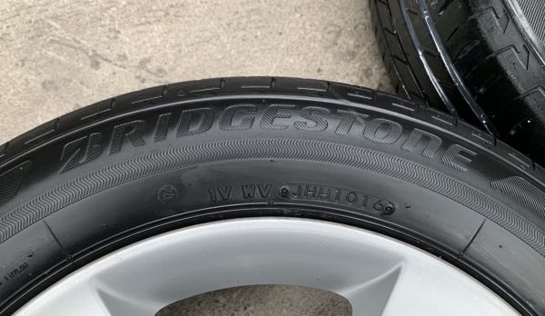 ล้อแม็ก Honda Civic FD ขอบ 16 พร้อมยาง 195-60-16 Bridgestone ปี 16