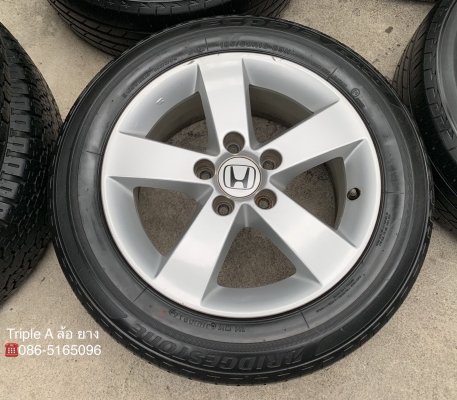 ล้อแม็ก Honda Civic FD ขอบ 16 พร้อมยาง 195-60-16 Bridgestone ปี 16