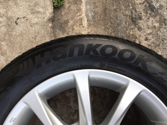ล้อแม็ก Honda Civic FC สีบอร์น ขอบ16 พร้อมยาง 215-55-16 Hankook ปลายปี 16
