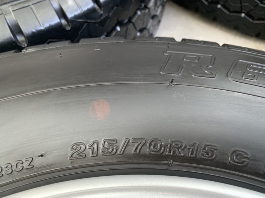 ล้อแม็ก Mitsu Triton ขอบ 15 พร้อมยาง 215-70-15 Bridgestone ปี 18 แม็กสวย ดอกหนา