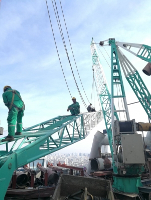 เช่าเดอริคเครน Derrick Crane หมุน 270 องศา บริการทั่วประเทศ เช่าเดอริคเครน Derrick Crane หมุน 270 องศา บริการทั่วประเทศ