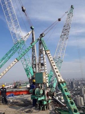 เช่าเดอริคเครน Derrick Crane หมุน 270 องศา บริการทั่วประเทศ เช่าเดอริคเครน Derrick Crane หมุน 270 องศา บริการทั่วประเทศ