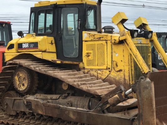 ขายรถดันดิน CAT D6R นำเข้าเองจากญี่ปุ่น สภาพสวยพร้อมใช้ มีVDOการทำงานครับ