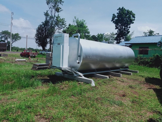 ถังเหล็ก 9400 ลิตรสภาพดีพร้อมใช้งาน