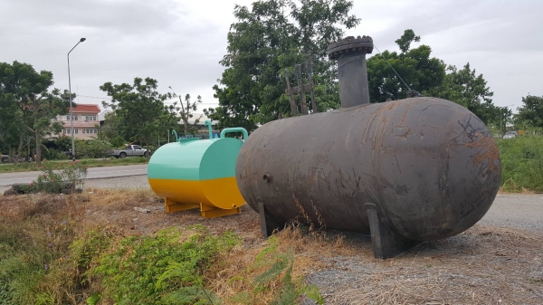 ถังเหล็ก 9400 ลิตรสภาพดีพร้อมใช้งาน