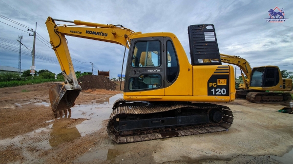 KOMATSU PC120-6 พิมพ์นิยม เก่านอกผ่านการใช้งานในไทย รวม 9 พันชั่วโมง