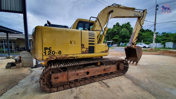 OMATSU PC120-6E พิมพ์นิยม เก่านอกผ่านการใช้งานในไทย  เอกสารอินวอยท์