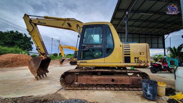 OMATSU PC120-6E พิมพ์นิยม เก่านอกผ่านการใช้งานในไทย  เอกสารอินวอยท์