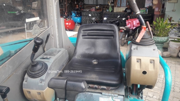 SALE* ขายด่วนถูกสุดๆรถขุด KOBELCO SK30UR-2 เครื่องยนต์ยันม่าร์ 3TNE84 จำนวน 3 สูบ คอนโทรลน้ำมัน ปั๊มนิ้ว มีหลังคา แทรคยาง มีเอกสาร พร้อมใช้งาน