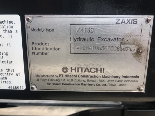 HITACHI ZX130 บูมยาว ใช้งานเพียง 45 ชม. ฟรีPM6,000ชม. ดาวน์15\% ผ่อนสูงสุด48งวด ติดต่อผึ้ง 095-0563605 HITACHI ZX130 บูมยาว ใช้งานเพียง 45 ชม. ฟรีPM6,000ชม. ดาวน์15\% ผ่อนสูงสุด48งวด ติดต่อผึ้ง 095-0563605