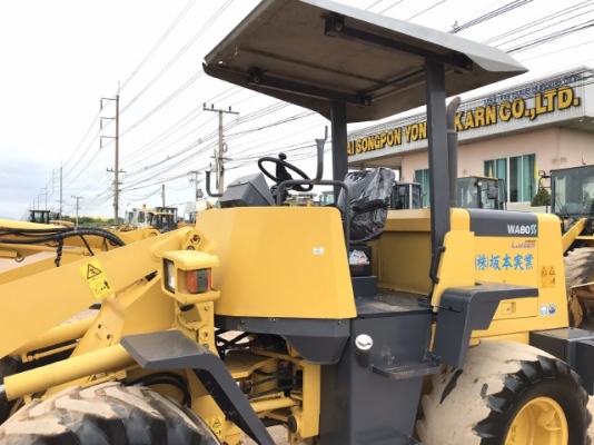 ขายรถตักล้อยาง KOMATSU WA80-3 นำเข้าเองจากญี่ปุ่น สภาพสวยพร้อมใช้งาน มีVDOการทำงานครับ