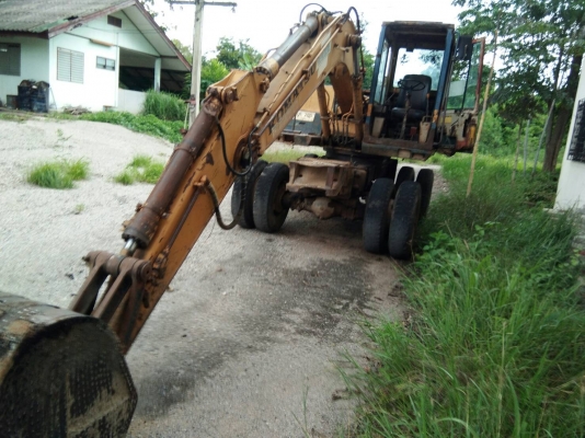 ขายรถแบคโฮ ล้อยาง KOMATSU PW100-3เอกสารทะเบียน