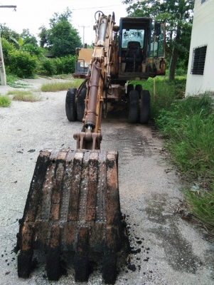 ขายรถแบคโฮ ล้อยาง KOMATSU PW100-3เอกสารทะเบียน