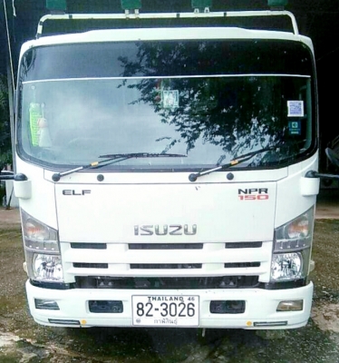 ..หกล้อ อิซูชุ NPR150ยูโร3,ปี56 กะบะยาว4.30ม.รถห้าง มือเดียวป้ายแดงใช้งานน้อย,วิ่ง71,940กม.ไม่เคยบรร