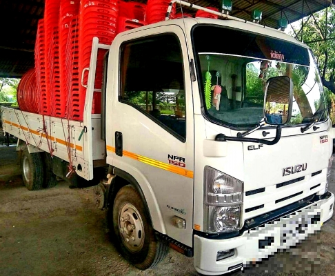 ..หกล้อ อิซูชุ NPR150ยูโร3,ปี56 กะบะยาว4.30ม.รถห้าง มือเดียวป้ายแดงใช้งานน้อย,วิ่ง71,940กม.ไม่เคยบรร