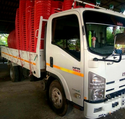 ..หกล้อ อิซูชุ NPR150ยูโร3,ปี56 กะบะยาว4.30ม.รถห้าง มือเดียวป้ายแดงใช้งานน้อย,วิ่ง71,940กม.ไม่เคยบรร