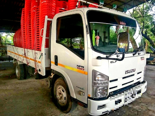 ..หกล้อ อิซูชุ NPR150ยูโร3,ปี56 กะบะยาว4.30ม.รถห้าง มือเดียวป้ายแดงใช้งานน้อย,วิ่ง71,940กม.ไม่เคยบรร