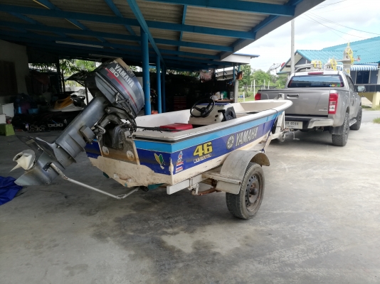 เรือตกปลาพร้อมใช้งานทั้งหมด75000บาท