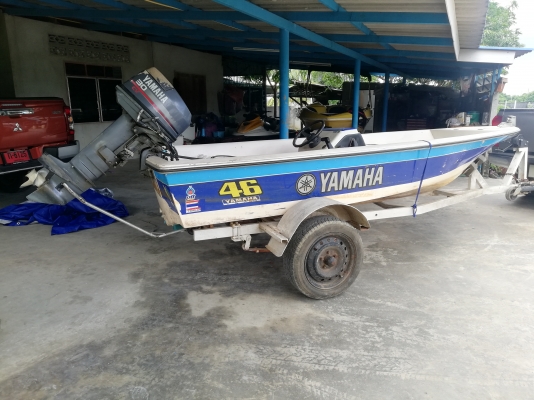 เรือตกปลาพร้อมใช้งานทั้งหมด75000บาท