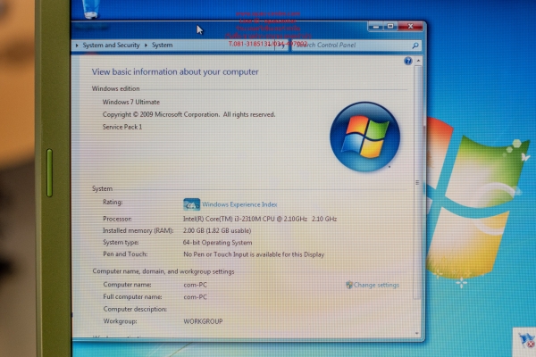 โน้ตบุ๊ค Acer รุ่น Aspire 4755 Core i3-2310M Ram 2G HDD 640 GB สภาพดี ขายถูก