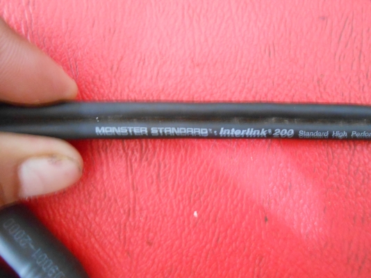 สายสัญญาณ MONSTER interlink ยาว0.5เมตร เข้าหัวอย่างดี