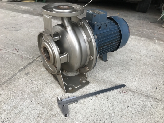 ขายปั๊มน้ำหอยโข่งหัวสแตนเลส Ebara 2HP. 380V made in Italy ขนาดเข้า 2นิ้ว ออก 1.5นิ้ว สภาพสวย หมุนนิ่ม พร้อมใช้งาน ราคา 6,800 บาท