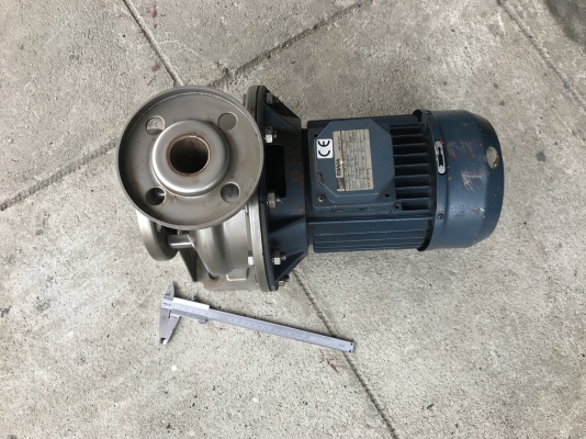 ขายปั๊มน้ำหอยโข่งหัวสแตนเลส Ebara 2HP. 380V made in Italy ขนาดเข้า 2นิ้ว ออก 1.5นิ้ว สภาพสวย หมุนนิ่ม พร้อมใช้งาน ราคา 6,800 บาท