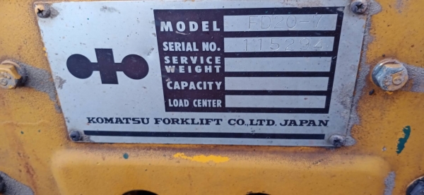 ปรับลดราคาเหลือ 80,000 ขายฟอร์คลิฟต์ KOMATSU FD20-7 2ตันราคา 100,000 ปรับลดราคาเหลือ 80,000 ขายฟอร์คลิฟต์ KOMATSU FD20-7 2ตันราคา 100,000
