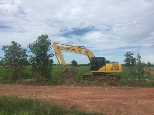 ขายรถแม็คโคร sumitomo Sh210-5