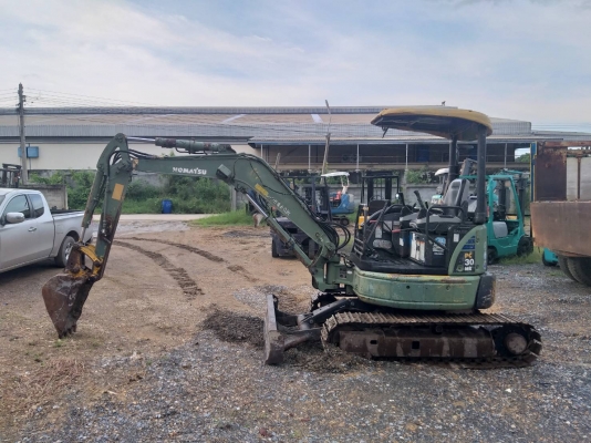 ขายรถแมคโค KOMATSU PC30MR-2 แทรคเหล็ก คอนโทรลสั้น ปั้มนิ้ว มีไปบ์ปิ้ง ติอต่อ 098-7962549