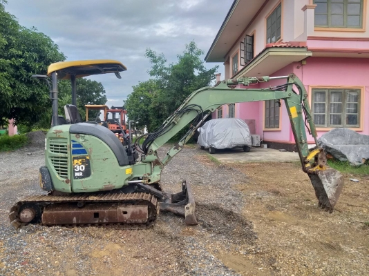 ขายรถแมคโค KOMATSU PC30MR-2 แทรคเหล็ก คอนโทรลสั้น ปั้มนิ้ว มีไปบ์ปิ้ง ติอต่อ 098-7962549