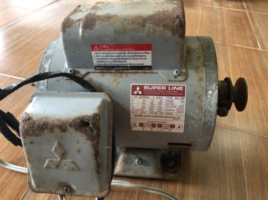 ขายมอเตอร์ไฟฟ้า 1HP (0.75KW)  MITSUBISHI