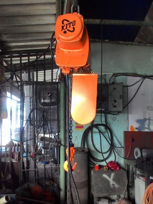 ขายรอกไฟฟ้ามือสอง รอกสลิงไฟฟ้ามือสอง รอกโซ่ ทุกขนาด