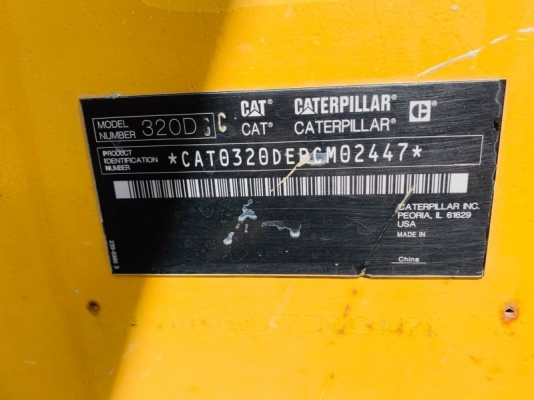ขายดาวน์ 750,000 CAT320DGC ผ่อน48,150x48=2,311,200 รวม3,061,200ไมล์3,544ชม.