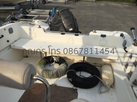 118 เรือตกปลา SUZUKI GF23 เครื่องSUZUKI 85แรงม้า 2 จังหวะ